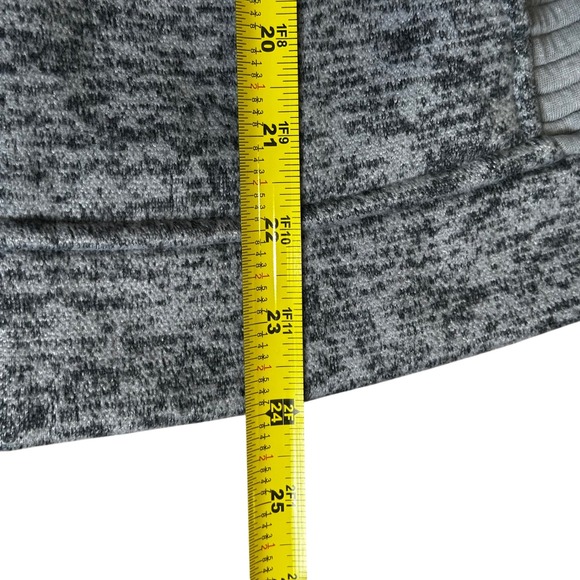 North‎ Face Womens Grey Fleece Jacket Full Zip Size S P Ribbed Panel Active Wear - Picture 8 of 9